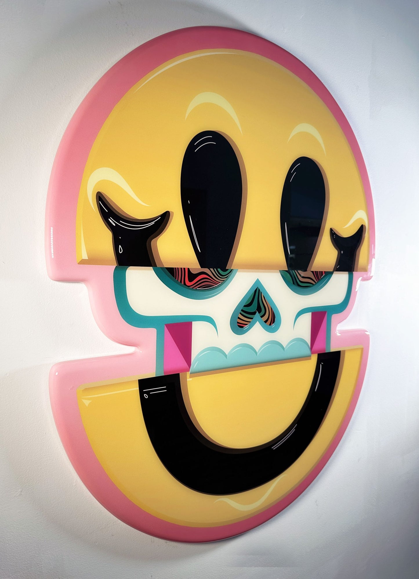 "Superstar"(Bright Yellow & Popping Pink) Resin Print image 2