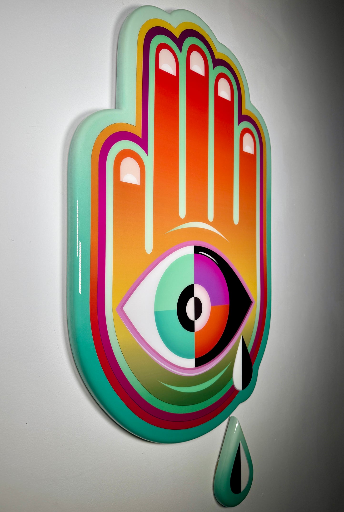 "Lookout" (Aqua Gradient) Resin Print