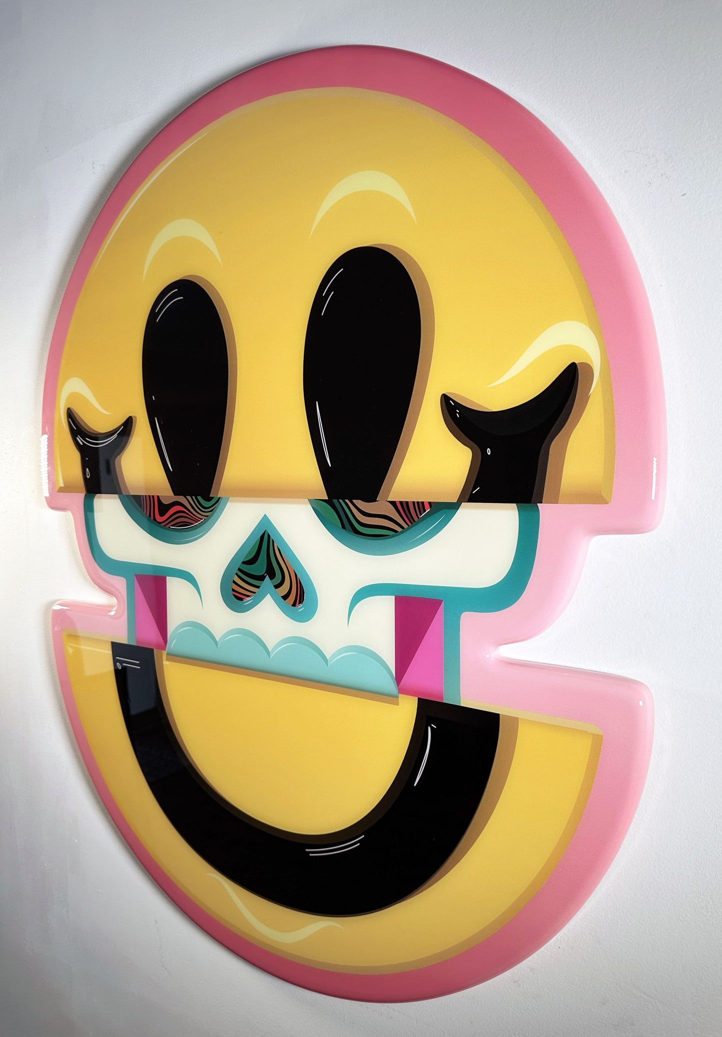 "Superstar"(Bright Yellow & Popping Pink) Resin Print image 3