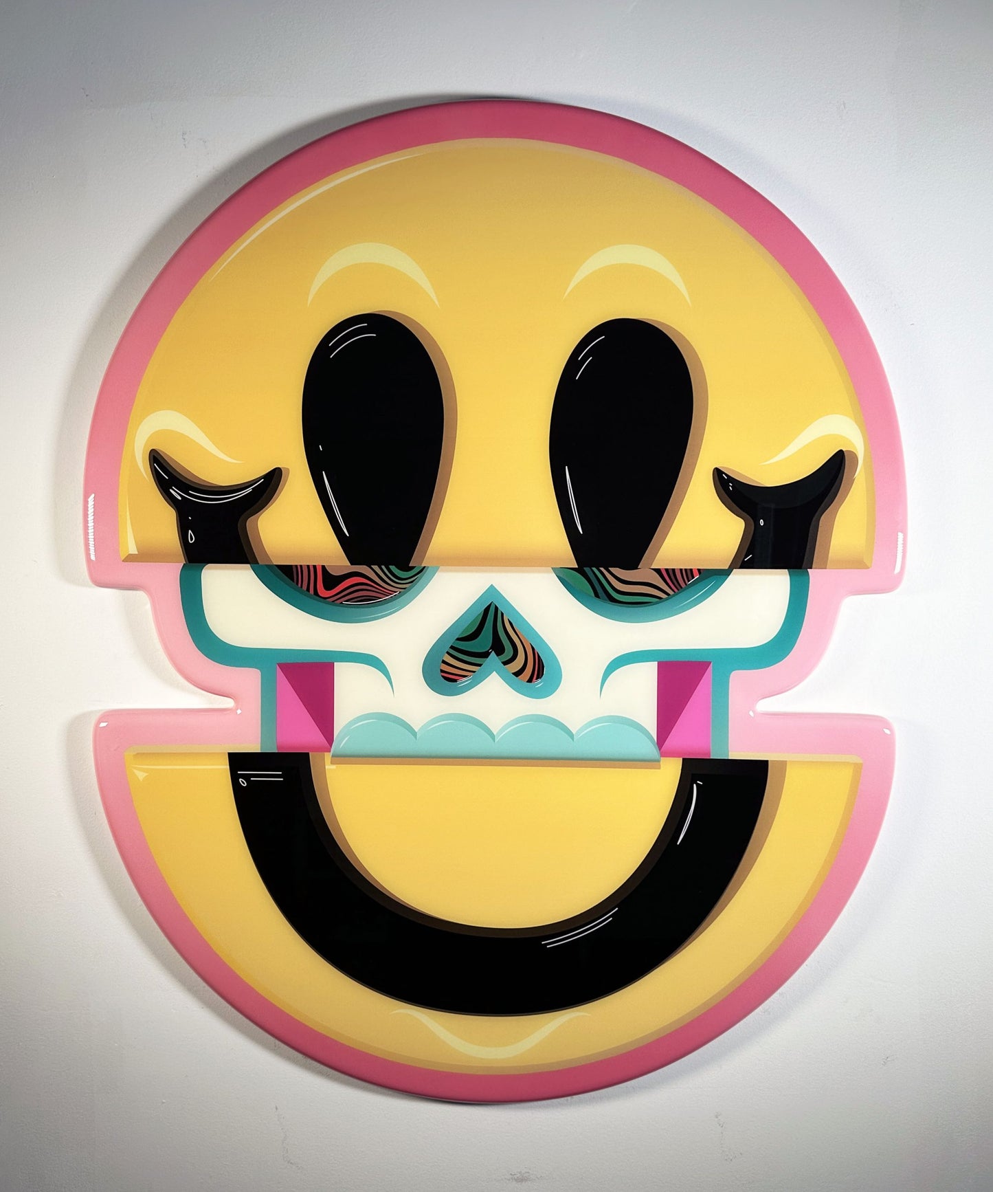 "Superstar"(Bright Yellow & Popping Pink) Resin Print image 1