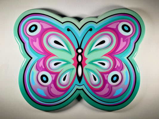 "Chromaflux" (Blue Gradient) Resin Print