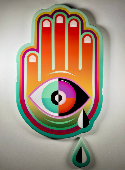 "Lookout" (Aqua Gradient) Resin Print