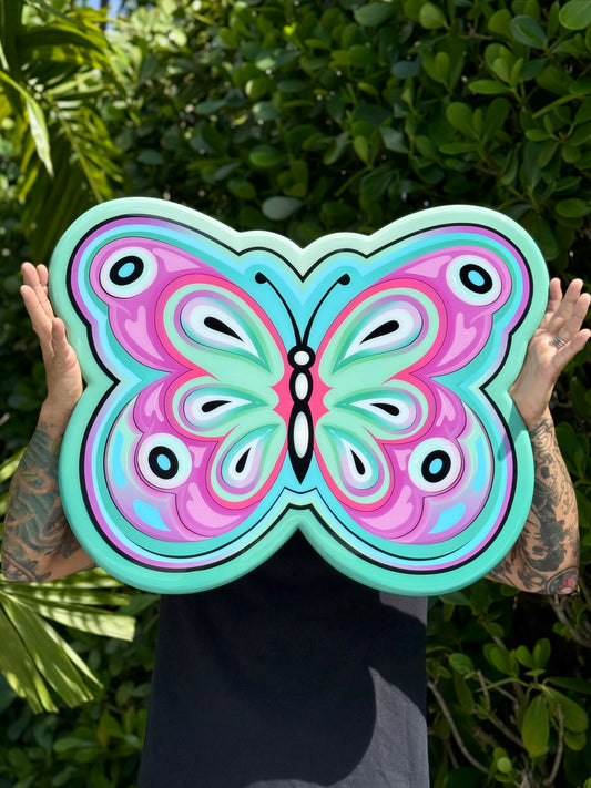 "Chromaflux" (Blue Gradient) Resin Print