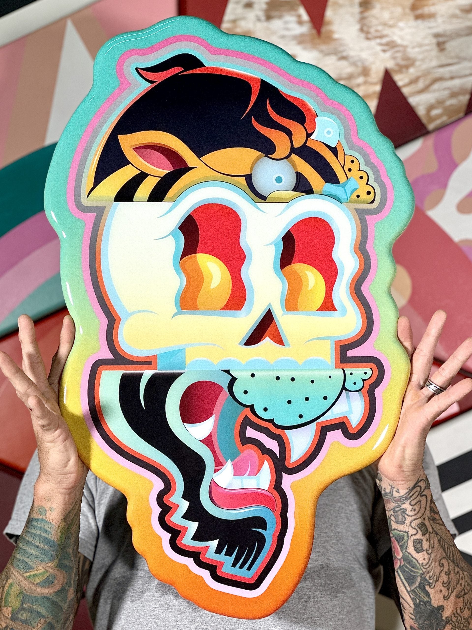 "Rainbow Panther" Resin Print image 0