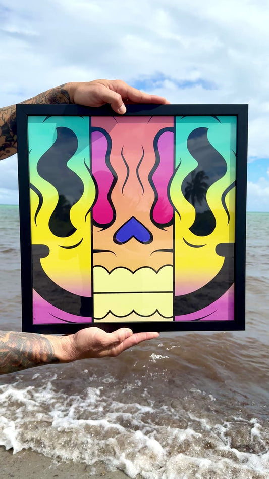 "Trip & Drip" (Framed Print)